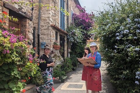 Privat fordypningsskisser og akvarell sjarmen til gamle Antibes