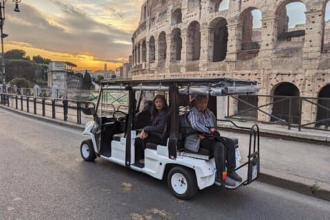 Rome Points forts par voiturette de golf privée: Le meilleur City Tour