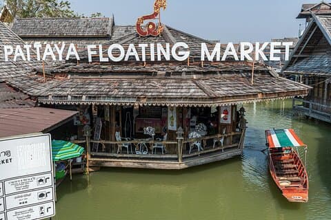Pattaya Floating Market Ticket mit Transfer