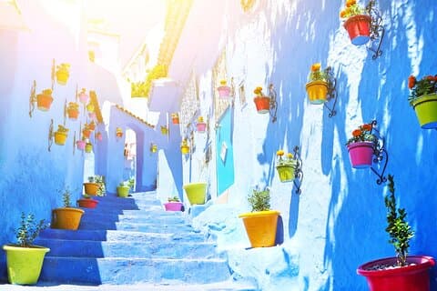 From Casablanca: 6-Day Tour To Marrakech Via Chefchaouen & Desert