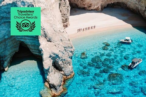 Zante Barca privata: Marathonisi, Grotte, Mizitri, Agala (max 5)