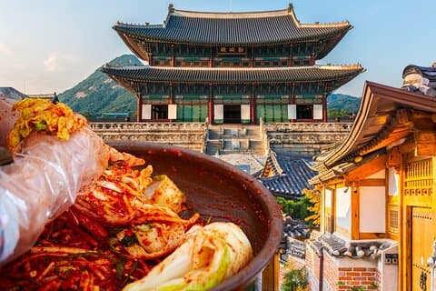Palazzo Gyeongbokgung e passeggiata Bukchon con Make Your Own Kimchi