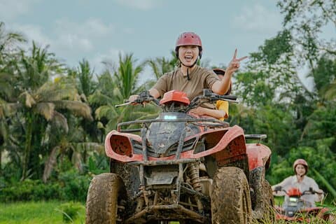 BALI ATV Kuber Durch historischen Tunnel und malerische Wasserfälle