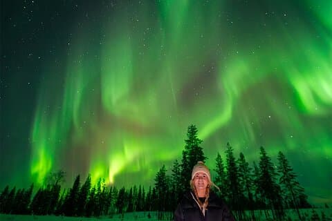 Kemijärvi Insider : Caza guiada de Auroras