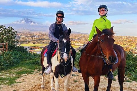 Paseos a caballo en Catania por la campiña de Misterbianco