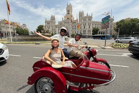 L'expérience ultime de side-car privé de Madrid (2 heures)