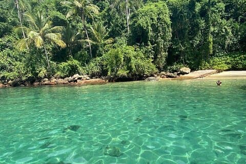 Motorbåtstur Ilha Grande Lagoons Route