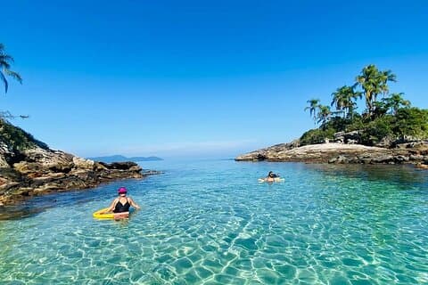 Angra dos Reis Lagoons Delad båttur