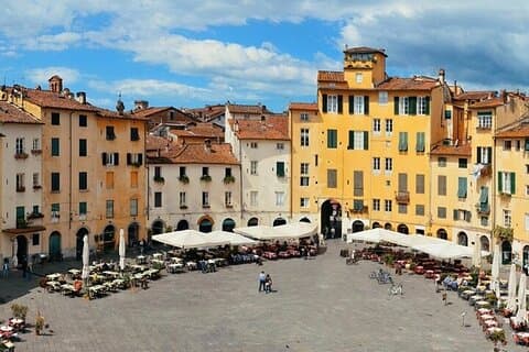 Lucca and Forte Dei Marmi from the Port of La Spezia