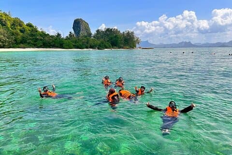 Excursion en bateau longue queue des 4 îles à Krabi avec déjeuner