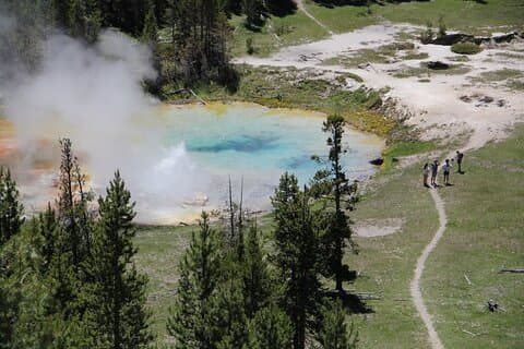 Yellowstone Nationalpark Private ganztägige geführte Wanderung
