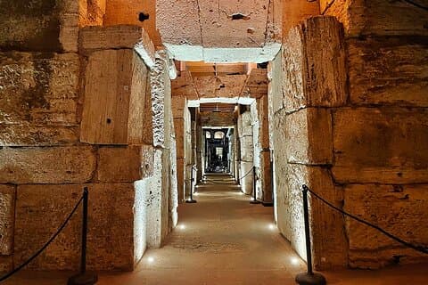 Colosseum Underground en Arena Floor, kleine groep rondleiding