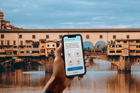 Recorrido a pie autoguiado por Florencia con audio y cuestionarios