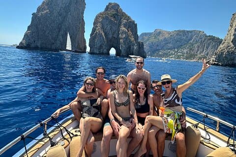 Capri med privat båt med Blue Grotto och simning