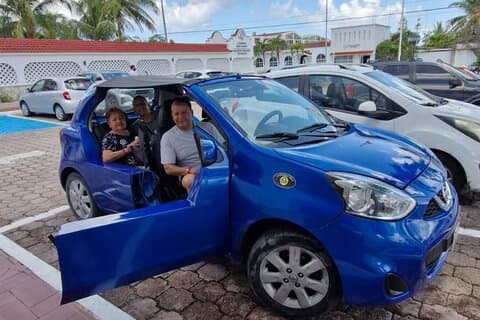 Explore the beaches of Cozumel Mexico by private transportation