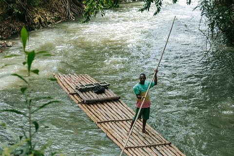 Bambusrafting