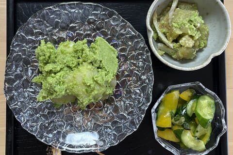 Making Zunda-mochi Experience, Japanese's mother cooking class