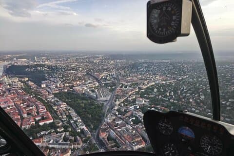 Helikopter Sightseeing Vlucht Boedapest Route