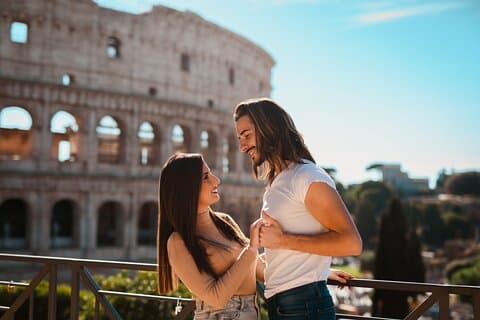Rome: privéfotoshoot in het Colosseum