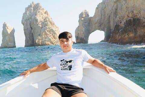 Tour privado al Arco de Cabo San Lucas en Glass Bottom Boat