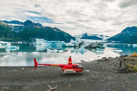 Chugach Explorer Heli Flug - 2 Stunden - 2 Landeplätze-Ankerbereich