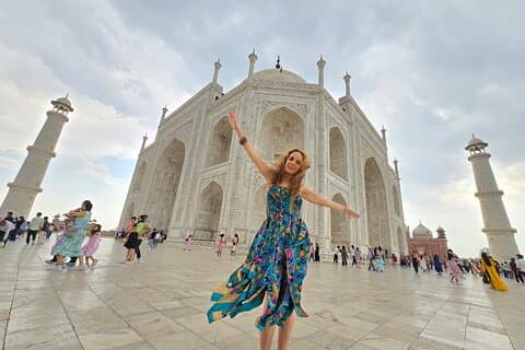Taj Mahal Fotografie Tagestour mit dem Auto mit 5* Mittagessen
