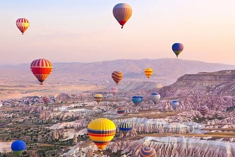 Excursion en montgolfière à Goreme