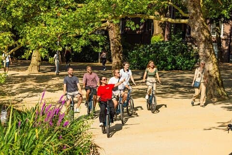 Amsterdam City Bike Tour Höjdpunkter med Local Guide