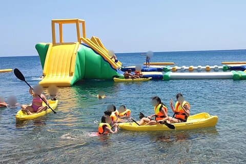 South Rhodes Inflatable Waterpark Ticket Kayak and SUP Rentals
