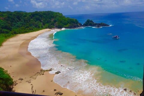 Traditionel bådtur i Fernando de Noronha