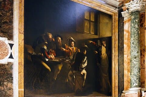 カラヴァッジョの足音で：ローマの隠れた名画
