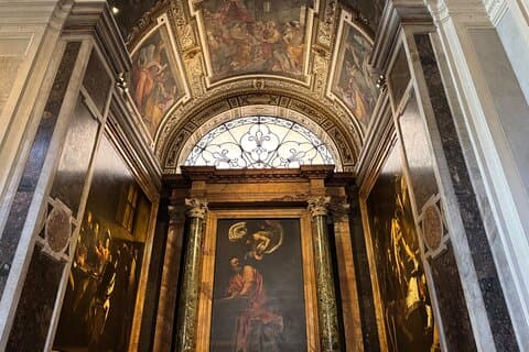 Caravaggio Art delad rundvandring i Rom