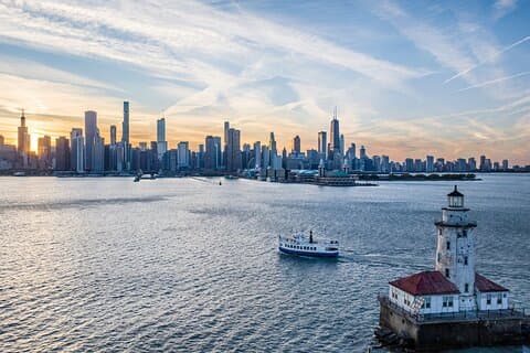 Lake Michigan Skyline Cruise i Chicago