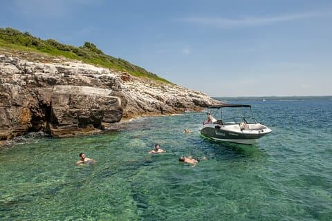 Luxury Private Speedboat Tour to Rovinj Archipelago and Lim Fjord