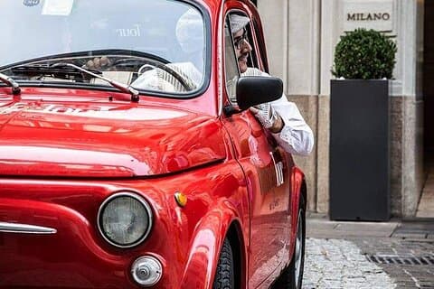30 Minuten Vintage Fiat 500 Fast Tour in Mailand