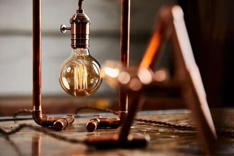 Custom Kupfer Lampe Making Class - Brooklyn, New York