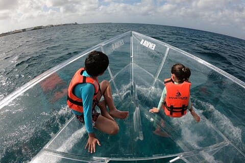 Erstaunliches Clear Boat Adventure und unbegrenzter Strandurlaub mit Mittagessen