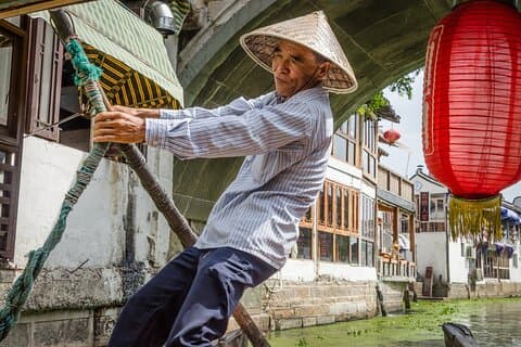 Zhujiajiao og Yu Garden Tour med Wonton Making i Shanghai