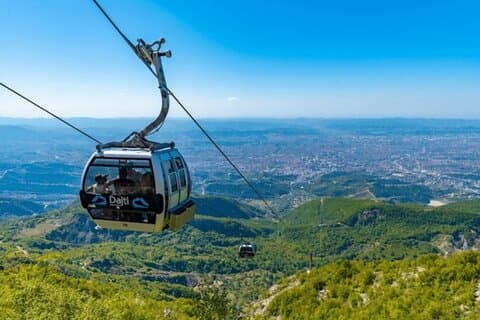 Tour en teleférico por Dajti y Tirana desde Durres ,Golem o Tirana