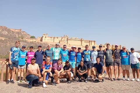 Privat fuld dagstur i Jaipur med Jhalana Safari