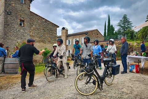 Vintage Solex-tur i Carcassonne