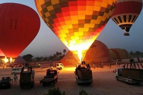 Montgolfières Sunrise sur Louxor avec transfert
