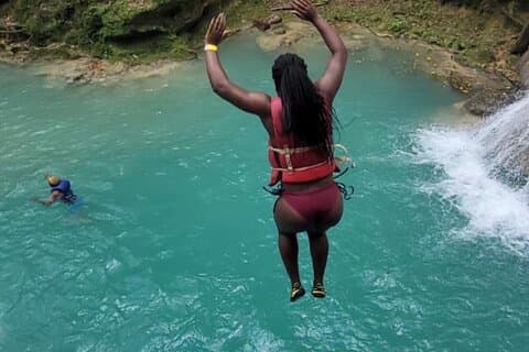 Blue Hole, Sightseeing and Shopping from Ocho Rios