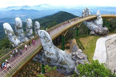 Danang - Hoi An - Hue Transfer via Hai Van Pass & Golden Bridge