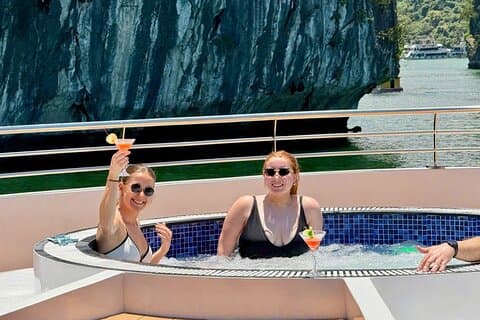 5-Star Serenity Grandeur Cruise in Lan Ha Bay & Viet Hai Village