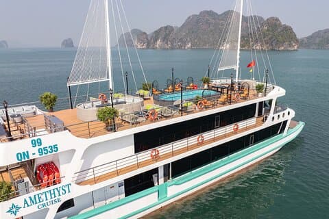 Amethyst Daily Cruise - 1 Day Luxury Halong Bay Tour from Hanoi