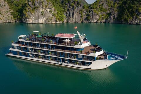 Croisière 5 étoiles de luxe Halong Bay & Lan Ha Bay 2D1N au départ de Hanoï