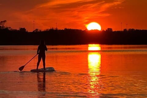 Sunset SUP experience in Malahide, Dublin