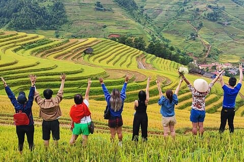3 jours Mu Cang Chai Tour à moto de Hanoi, vie ethnique, Trek