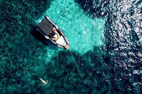 Private boat tour Blue Lagoon and 3 Islands from Trogir or Split